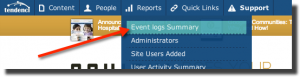 Find your Event Logs Summary Report
